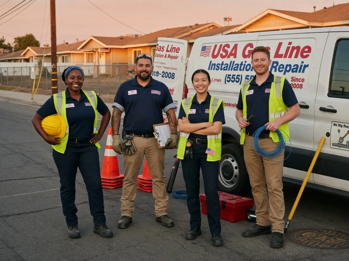 Gas Line Installation company in Plains, TX